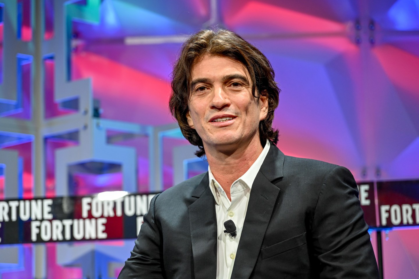 Adam Neumann, founder of Flow and cofounder and former CEO of WeWork, speaks at Fortune's Brainstorm Tech conference on July 11, 2023.