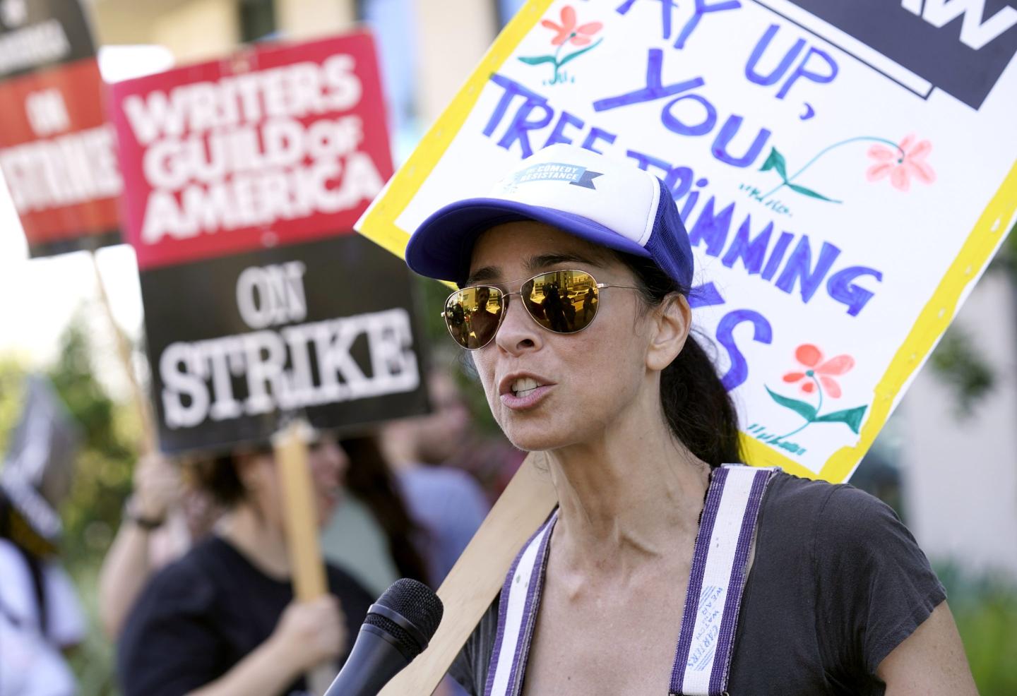 Why Anne Hathaway and Matthew McConaughey are still filming movies while SAG actors are sweating it out on the picket lines