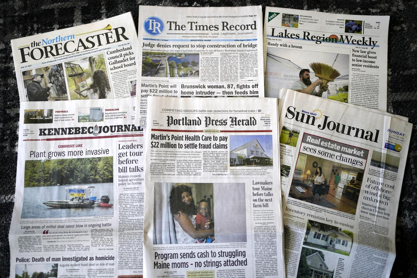 Maine newspapers