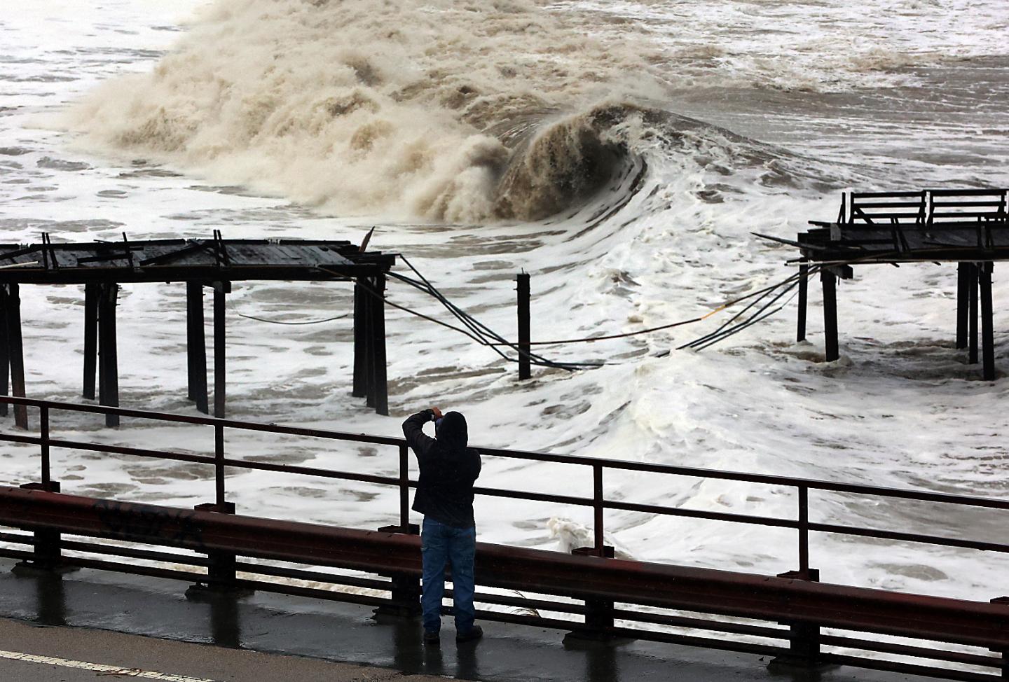 Surf’s up in California as climate change leads to more massive waves