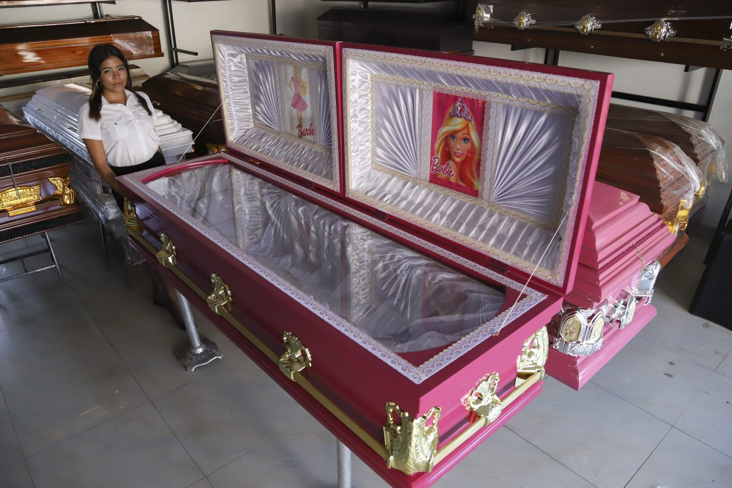 Barbie casket