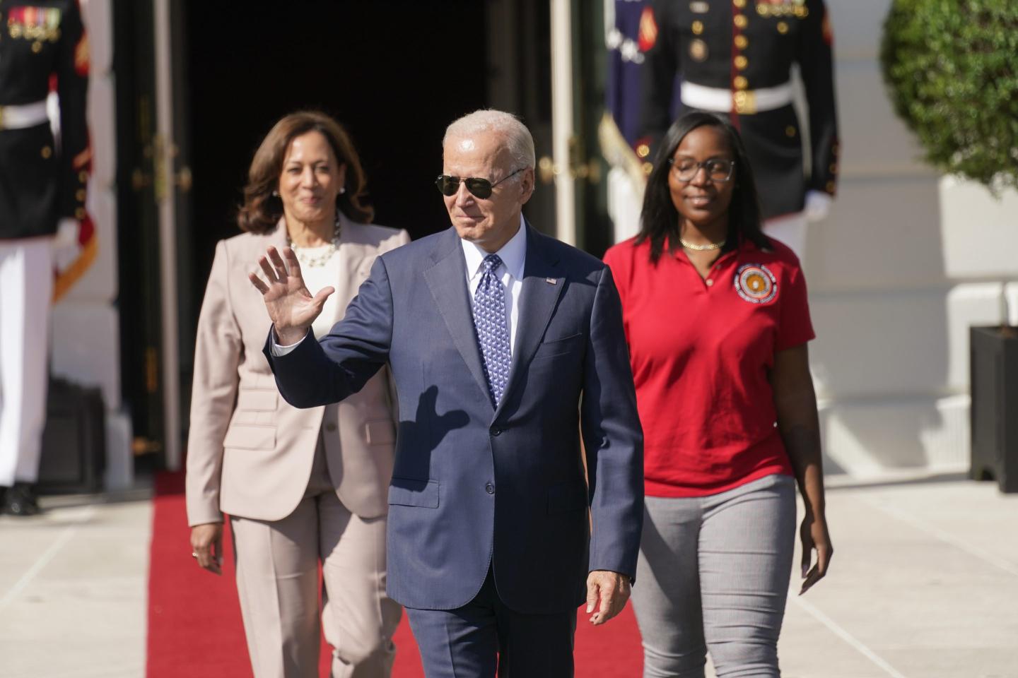 Joe Biden, Kamala Harris, Lovette Jacobs