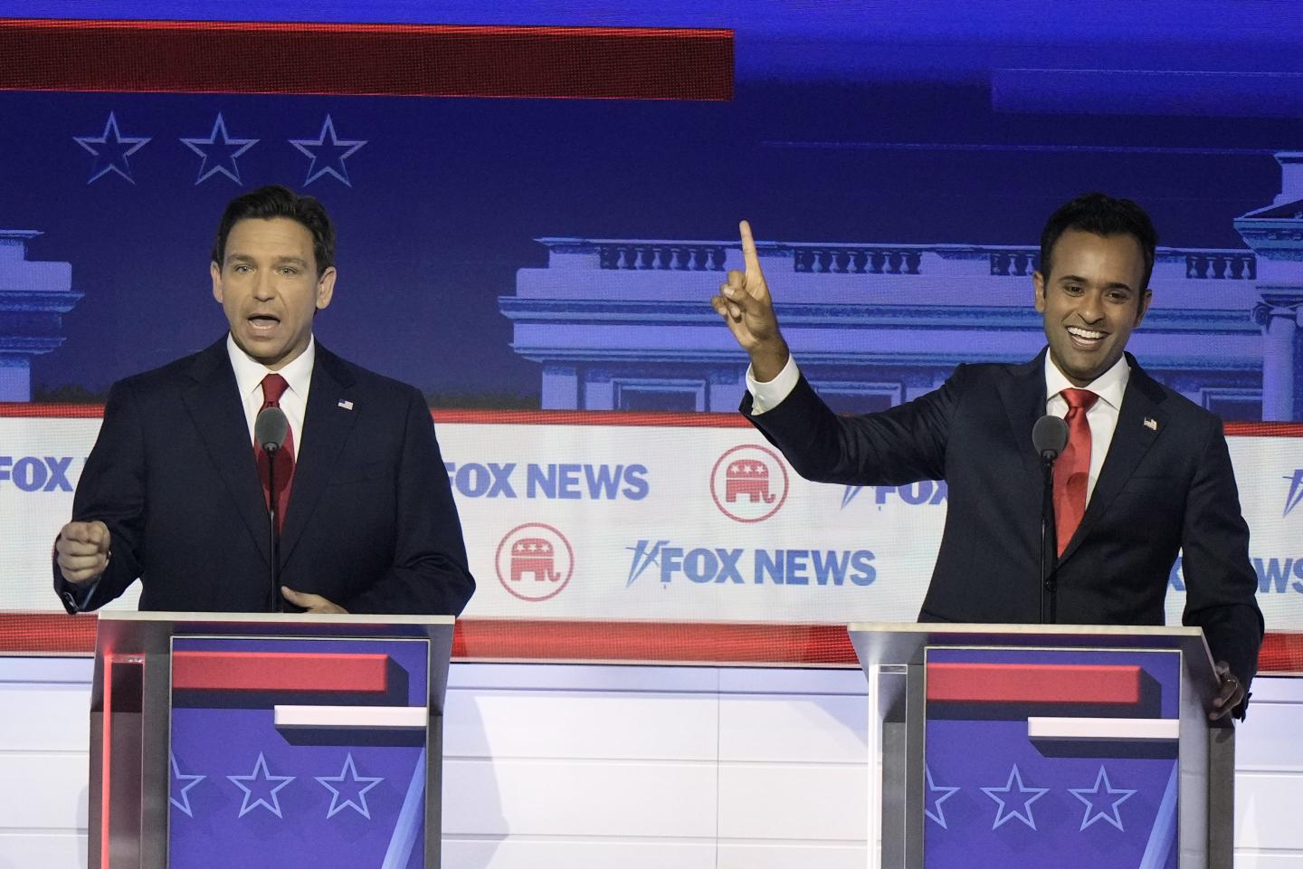 Ron DeSantis, Vivek Ramaswamy