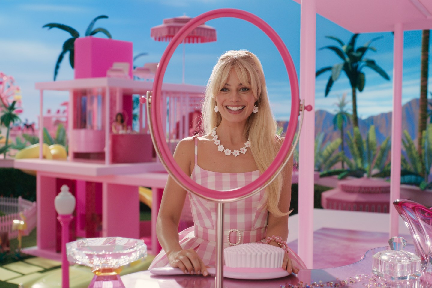 MARGOT ROBBIE as Barbie in Warner Bros. Pictures’ “BARBIE."