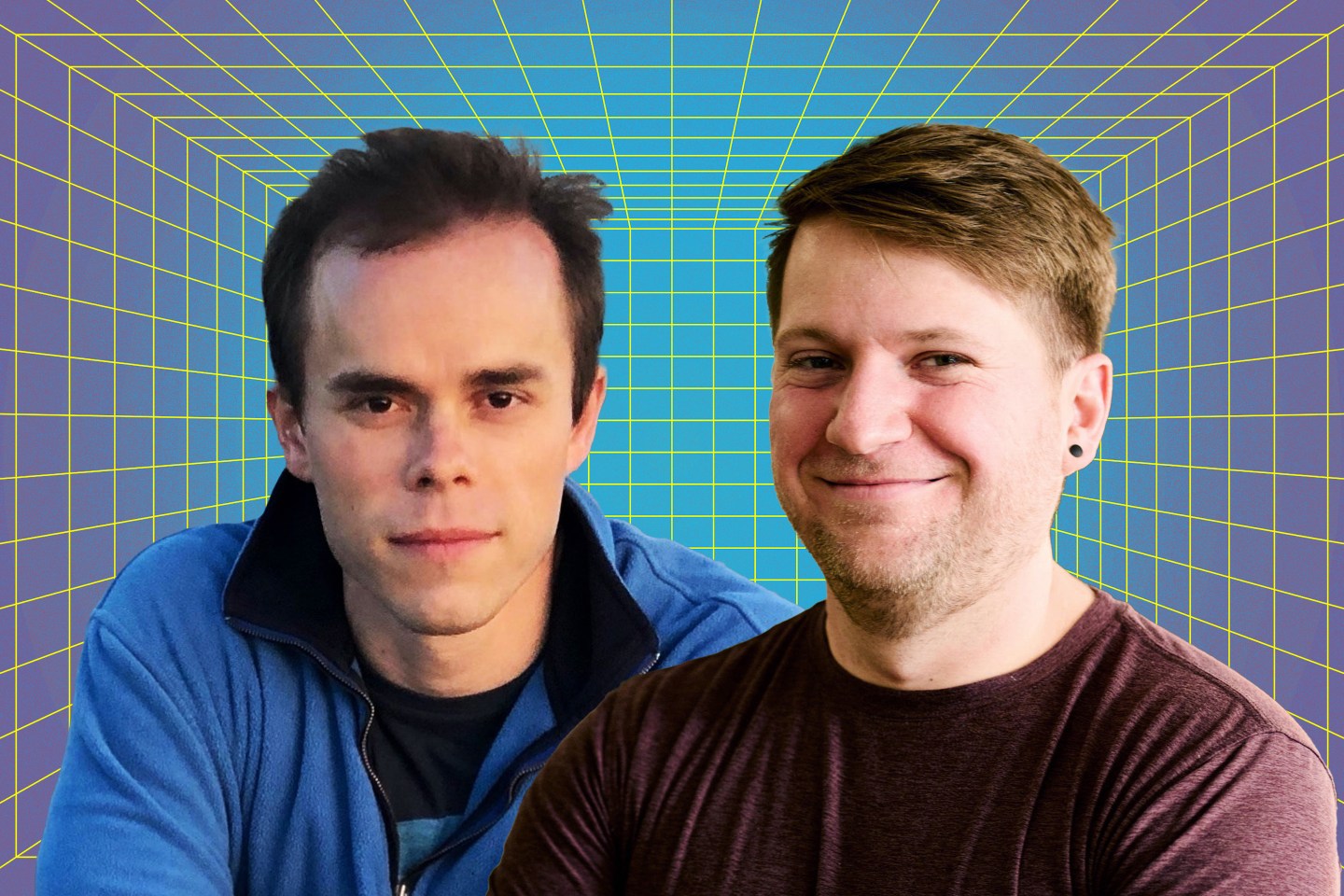 Maclane Wilkison (left), tBTC contributor and CEO of Nucypher, with Matt Luongo, coauthor of the tBTC protocol and CEO of Thesis, the venture studio behind Threshold.