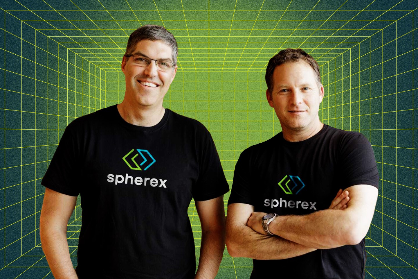 Oren Fine (left) and Eyal Meron, cofounders of SphereX.