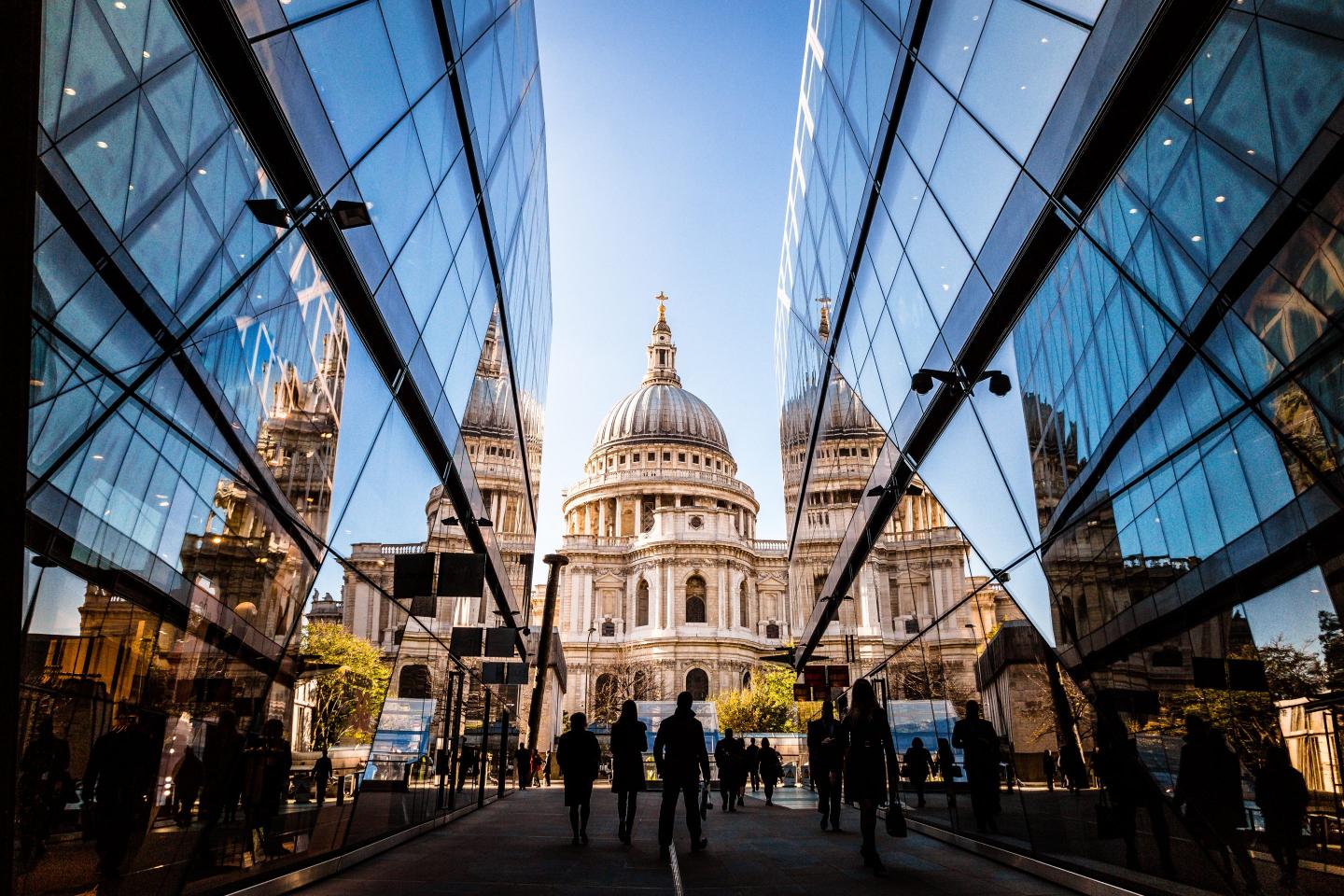 View of London’s varied architecture