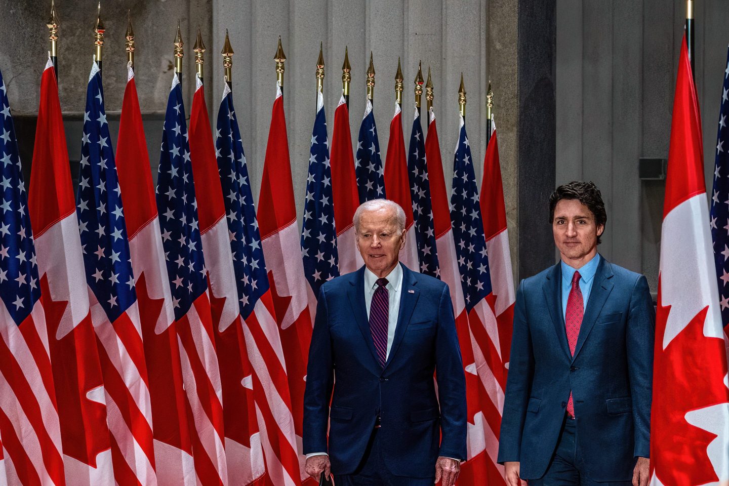 U.S. President Joe Biden and Canadian Prime Minister Justin Trudeau.