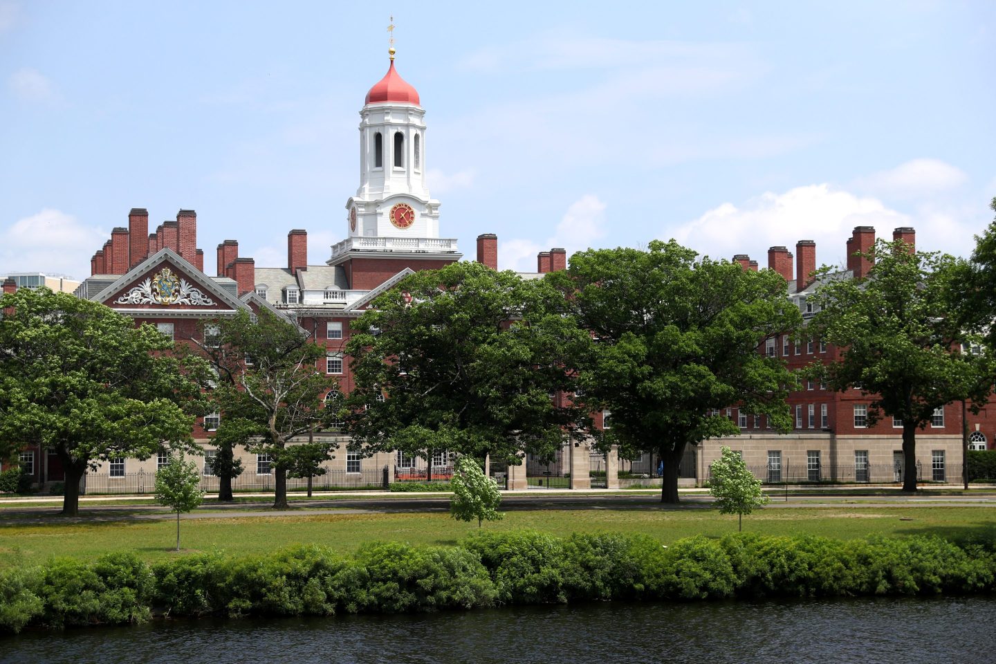 A view of Harvard's campus.