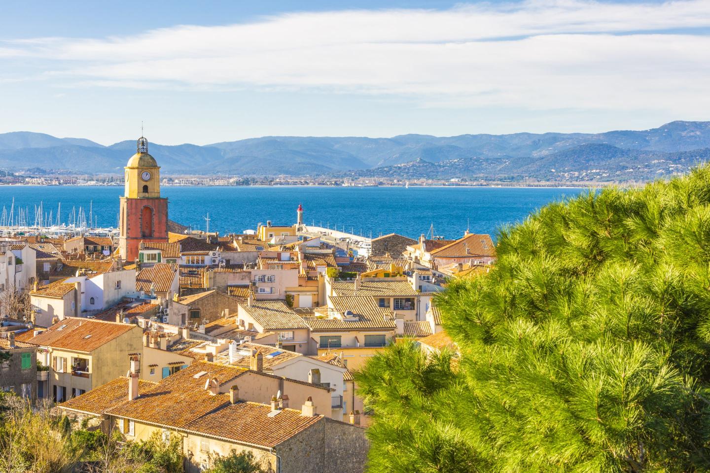 Aerial view of St.-Tropez