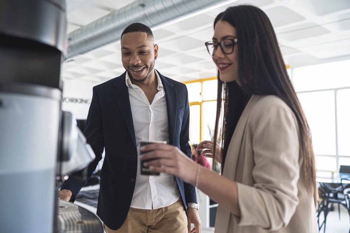 The location of the office coffee machine predicts roughly 20% of interactions, notes Ben Waber of MIT Media Lab.