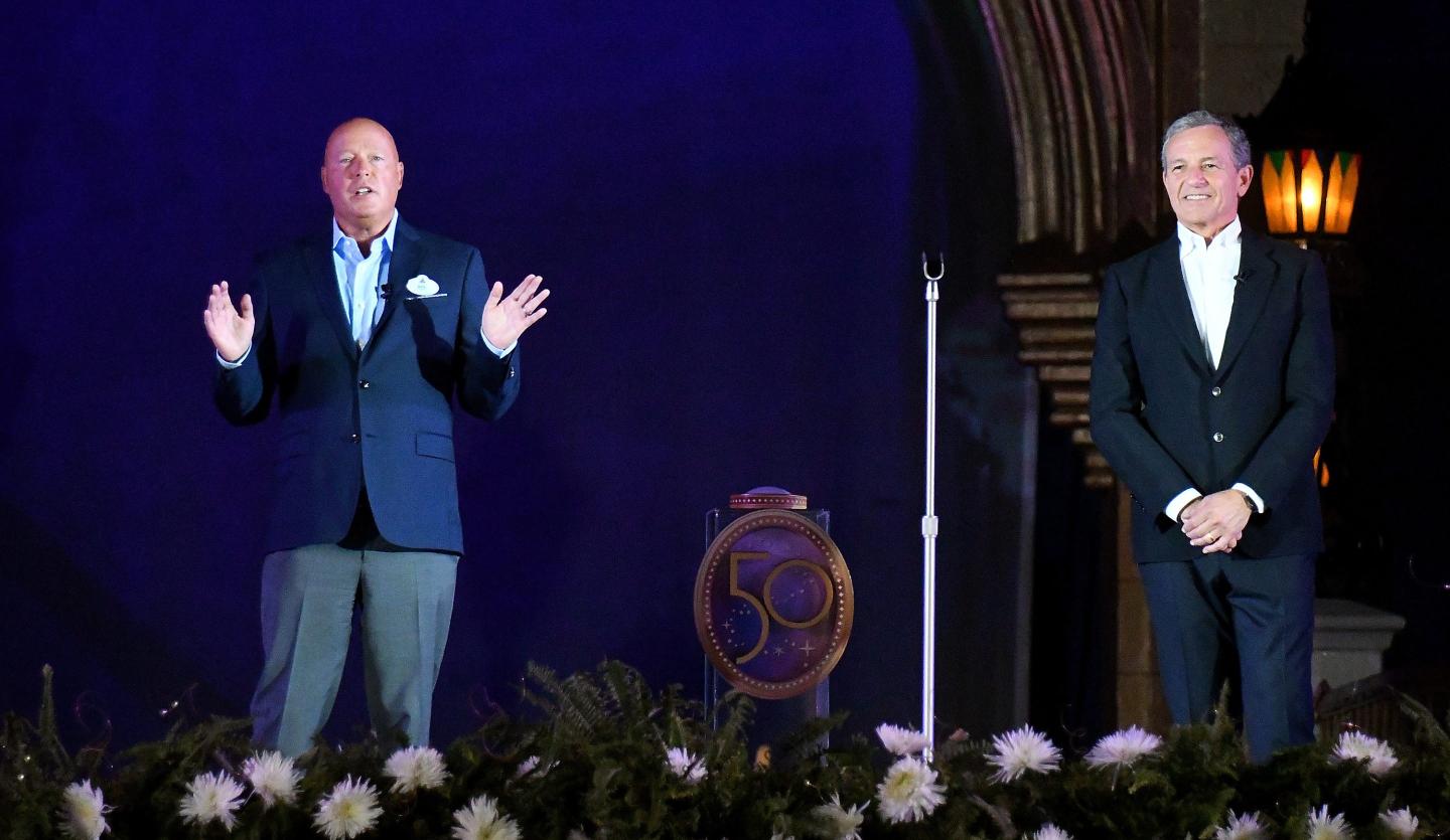 Disney CEO Bob Chapek and executive chairman Bob Iger