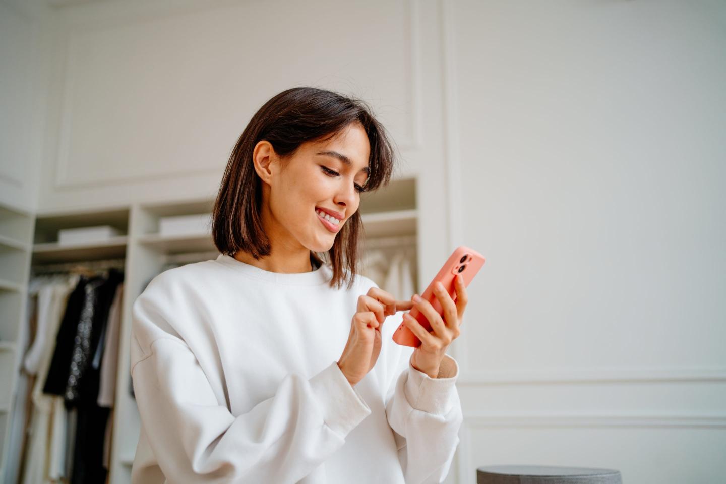 Woman on her phone