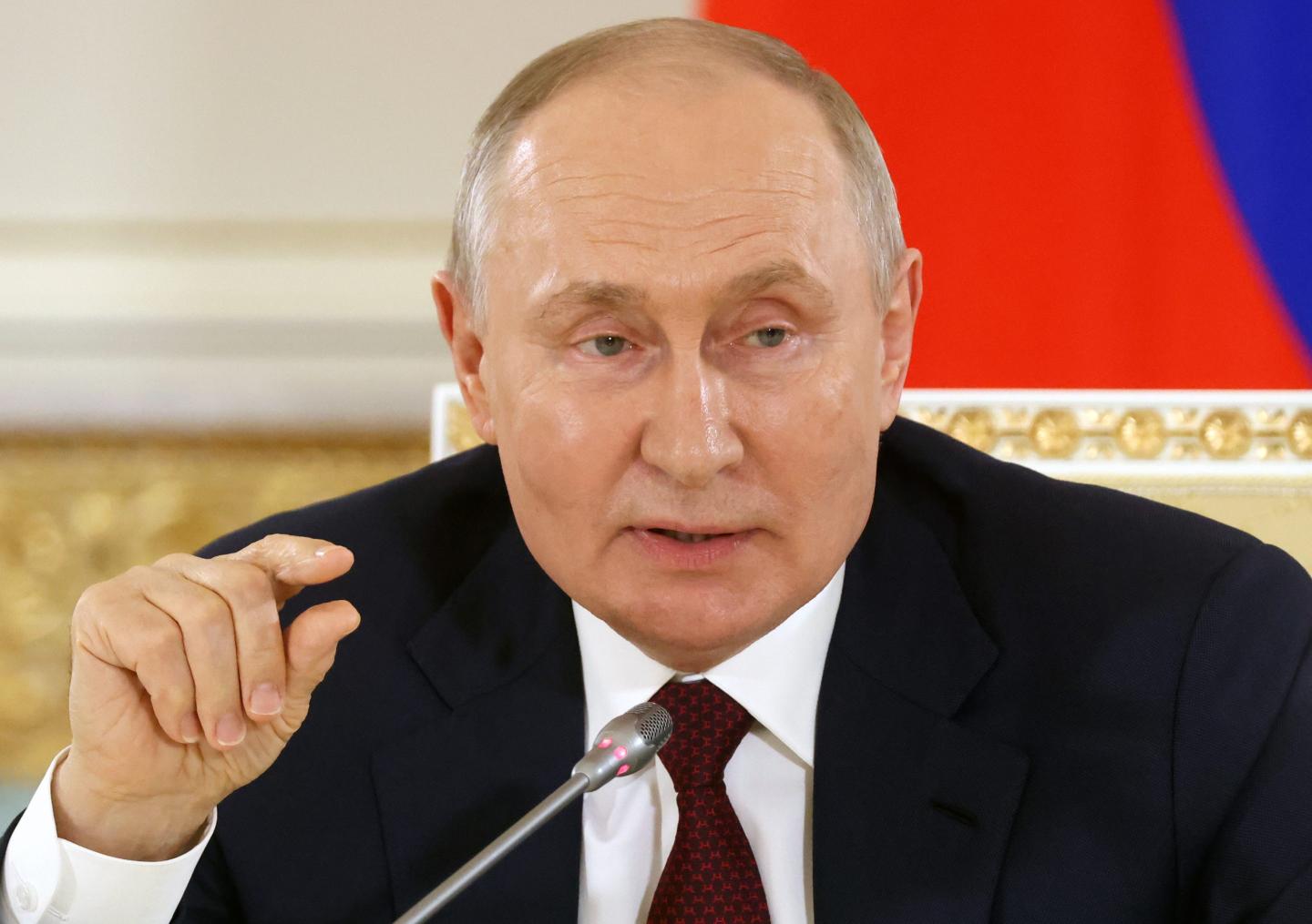 Russia's president Vladimir Putin