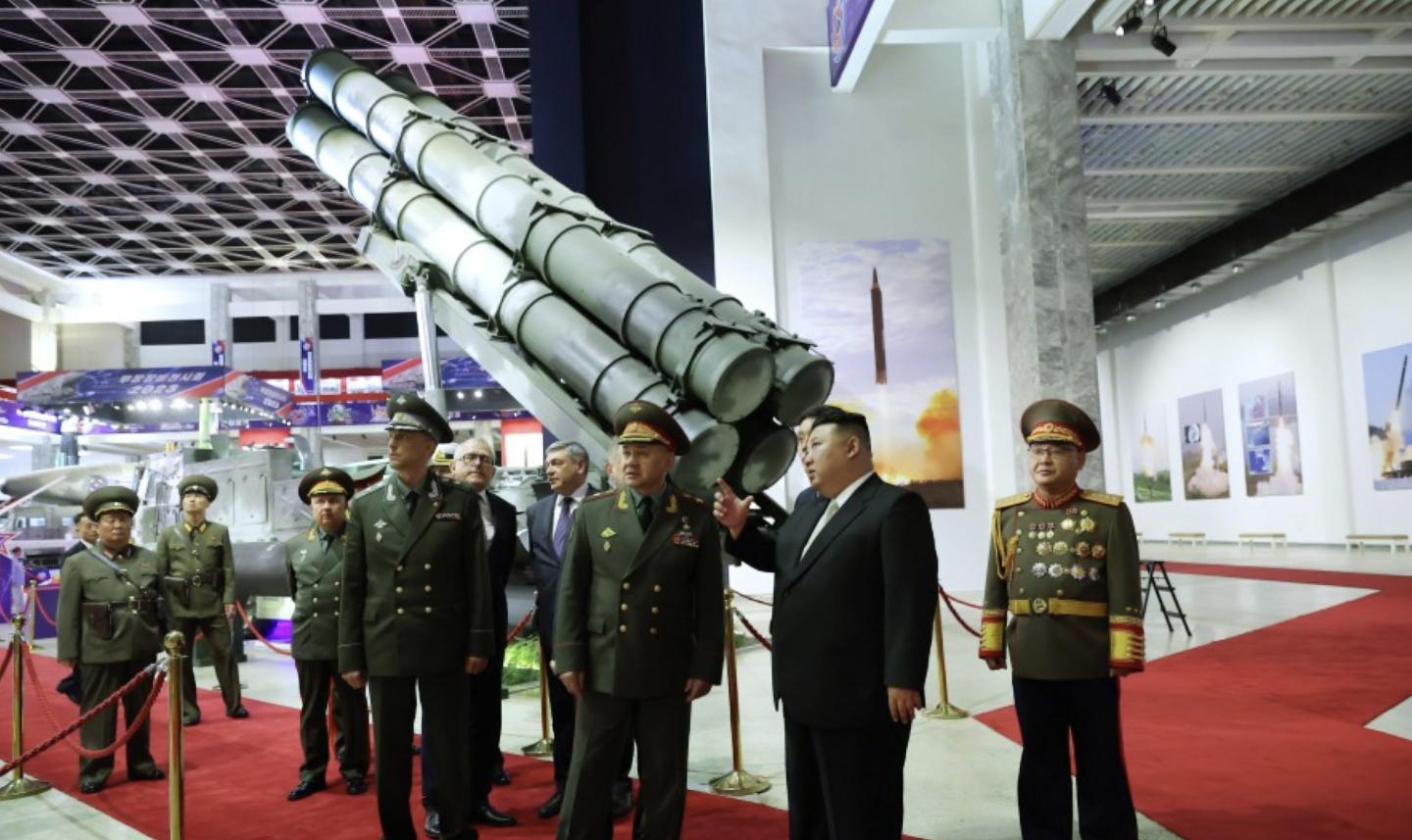 North Korean leader Kim Jong-un in P’yǒngyang.