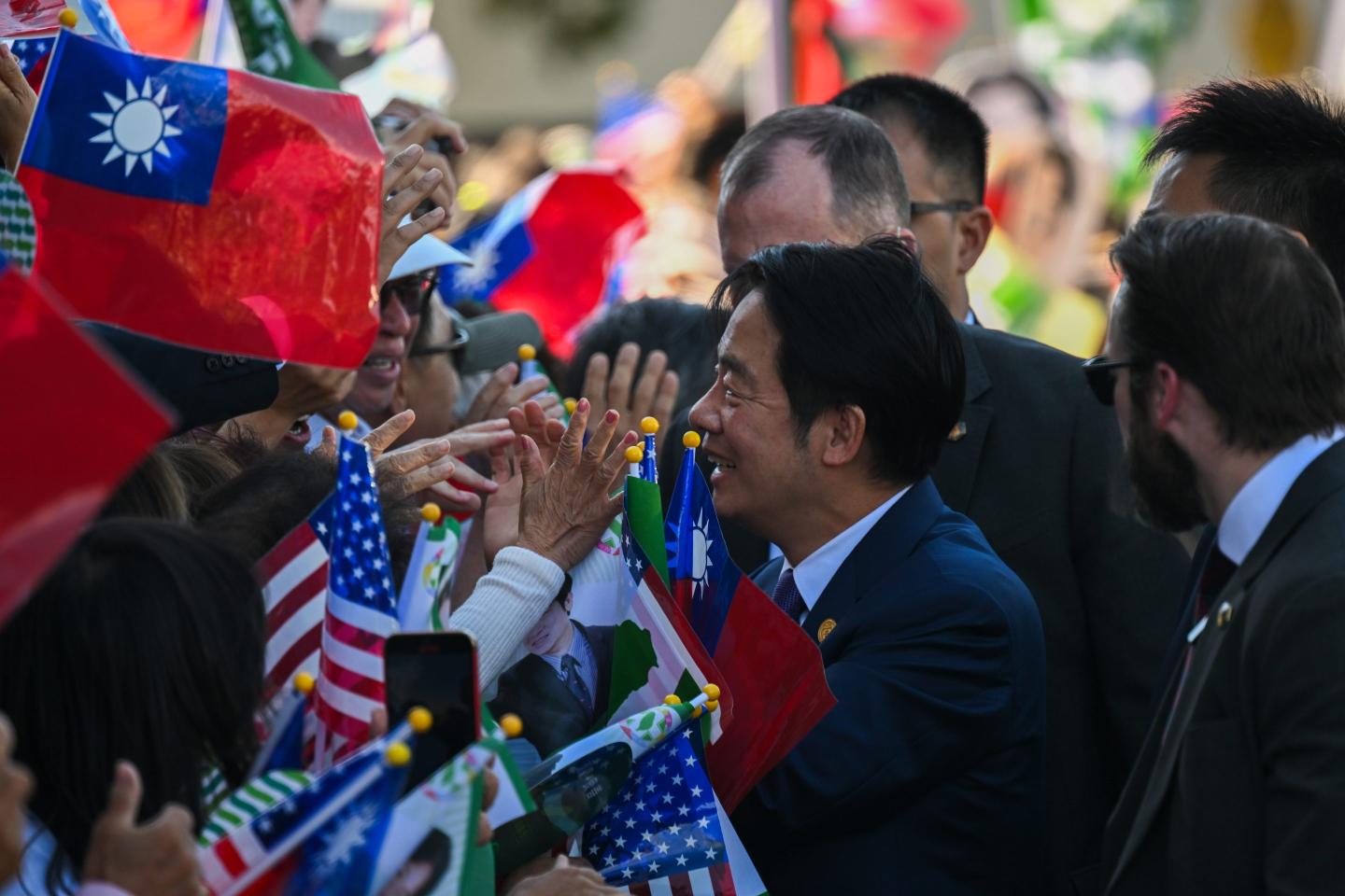 ‘China should hold its own elections’: Taiwan condemns China for responding to presidential frontrunner’s trip with ‘irrational and provocative’ military exercises