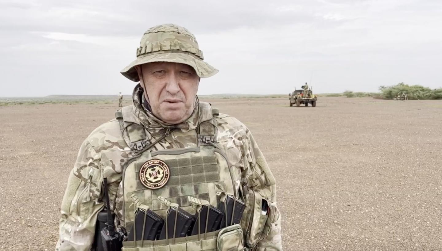 Yevgeny Prigozhin, the founder of the Russian private security company Wagner.