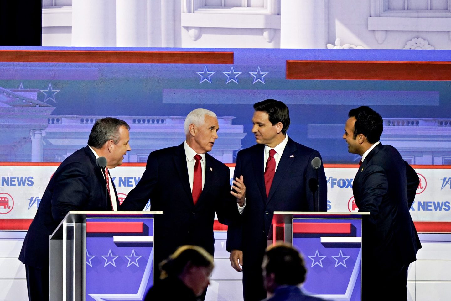 2024 Presidential Candidates Participate In Republican Primary Debate