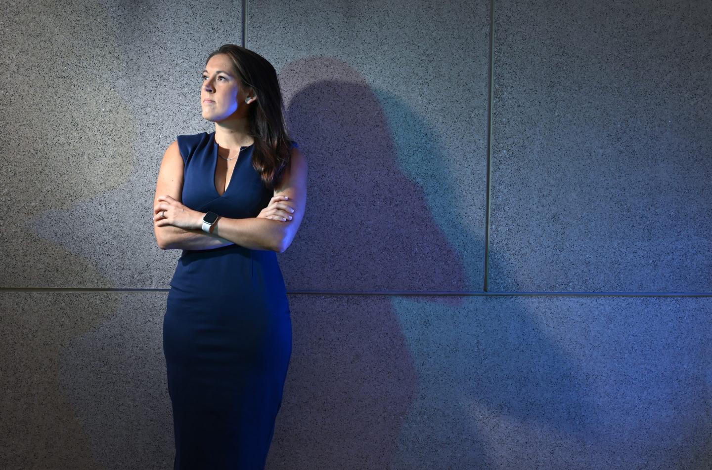 Whistleblower Sarah Feinberg pictured in Washington, D.C.