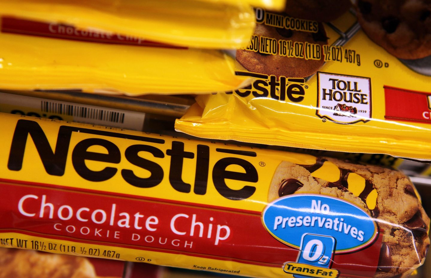 Nestle cookie dough packages