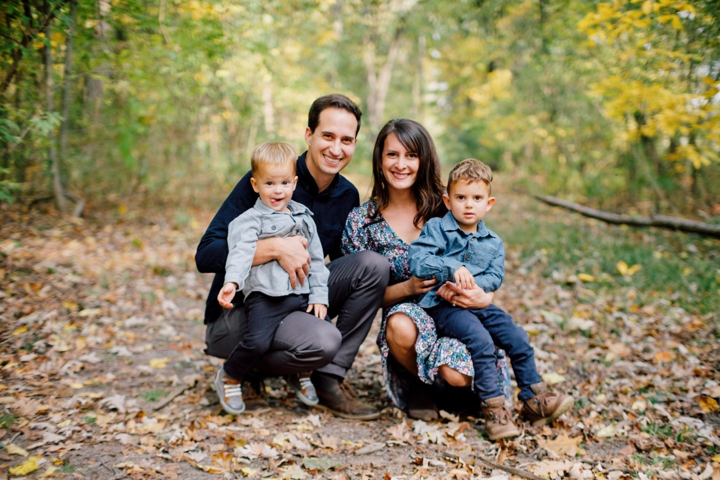 Stephen Drew, his wife, Laura, and their two boys will soon share a home with their in-laws. Drew was priced out of the housing market despite owning two homes in the past. Photo courtesy Stephen Drew