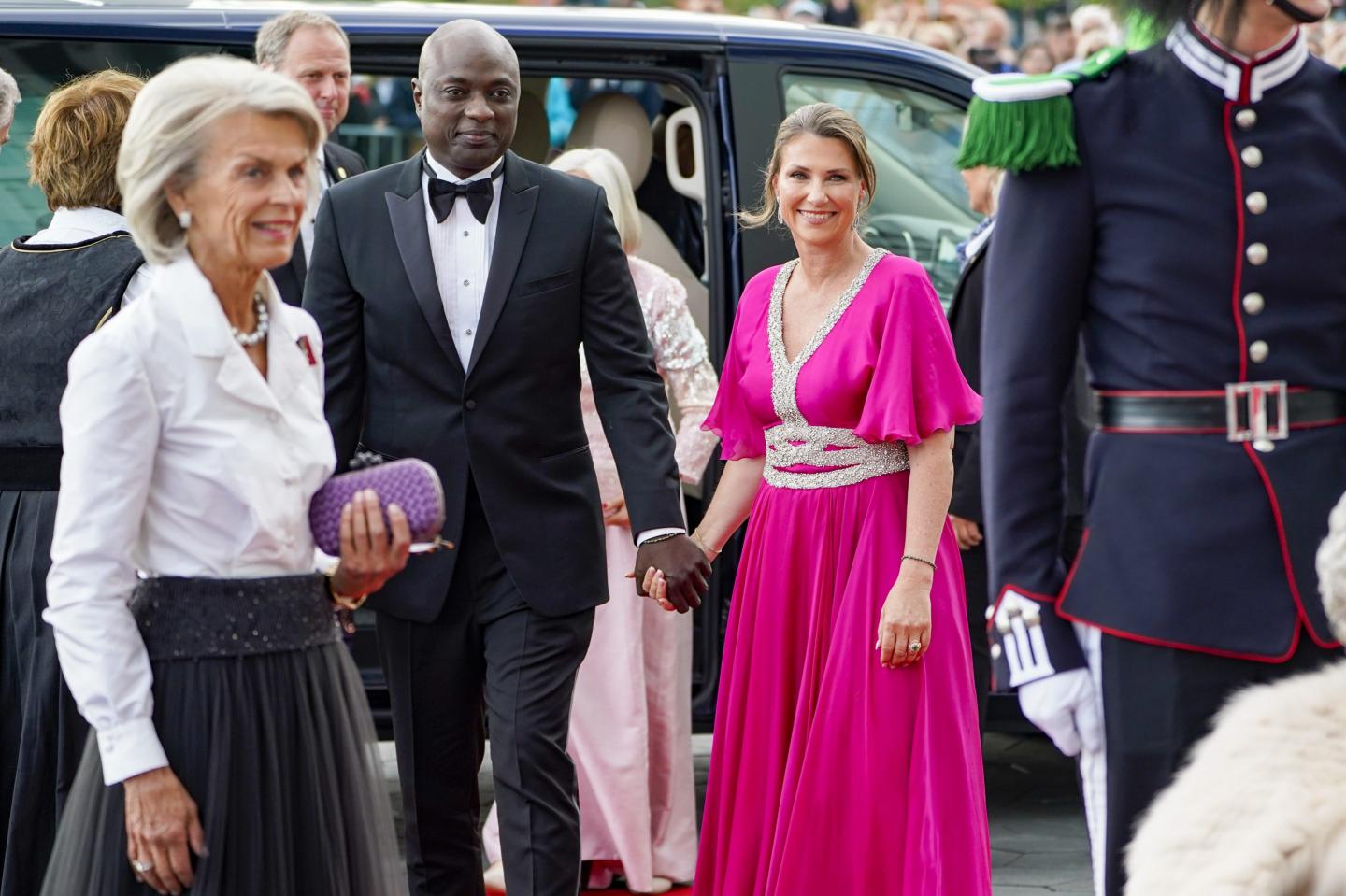 Norway's Princess Martha Louise and her fiance Durek Verrett