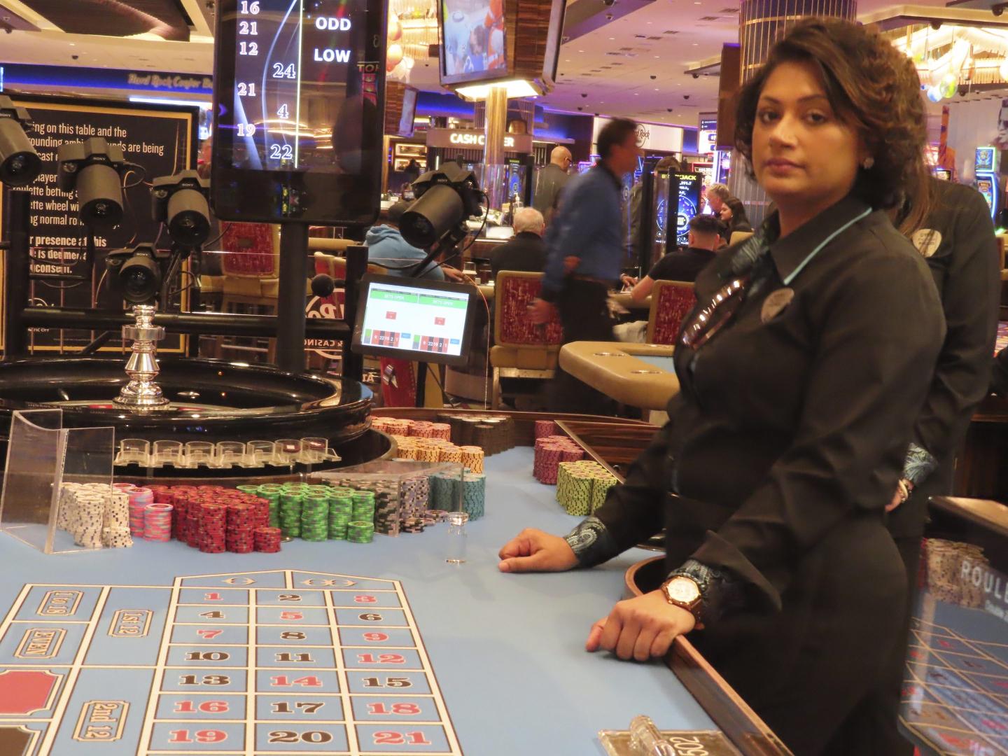 Casino worker