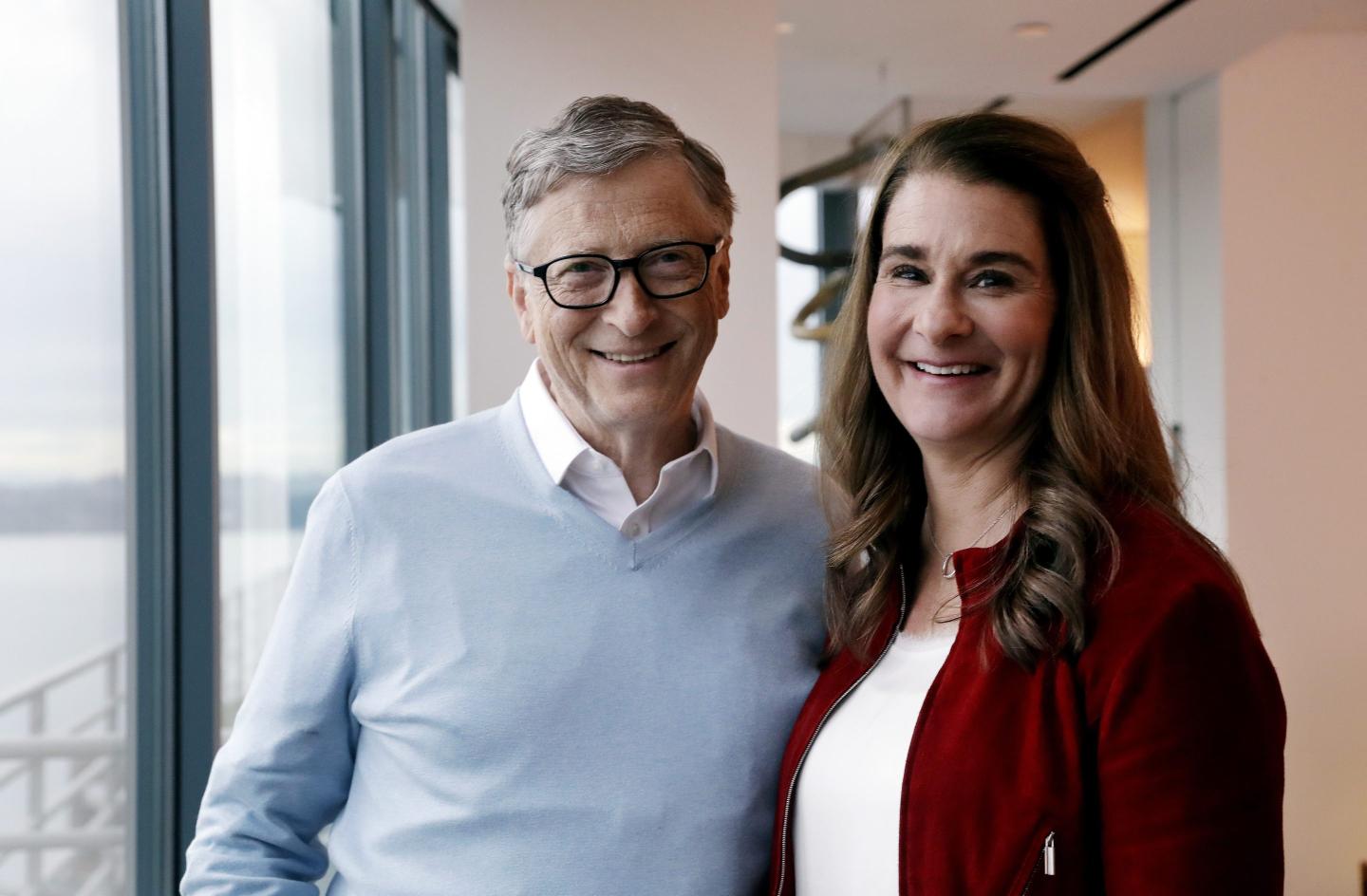 Bill Gates and Melinda French Gates