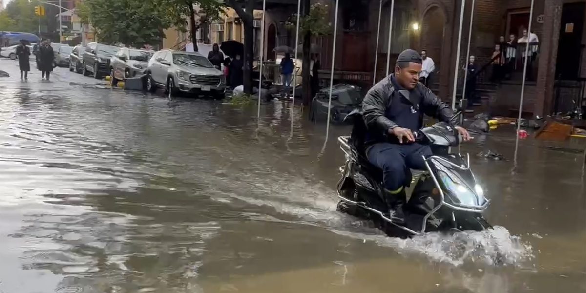 New York City under state of emergency as heavy rain floods much of the ...