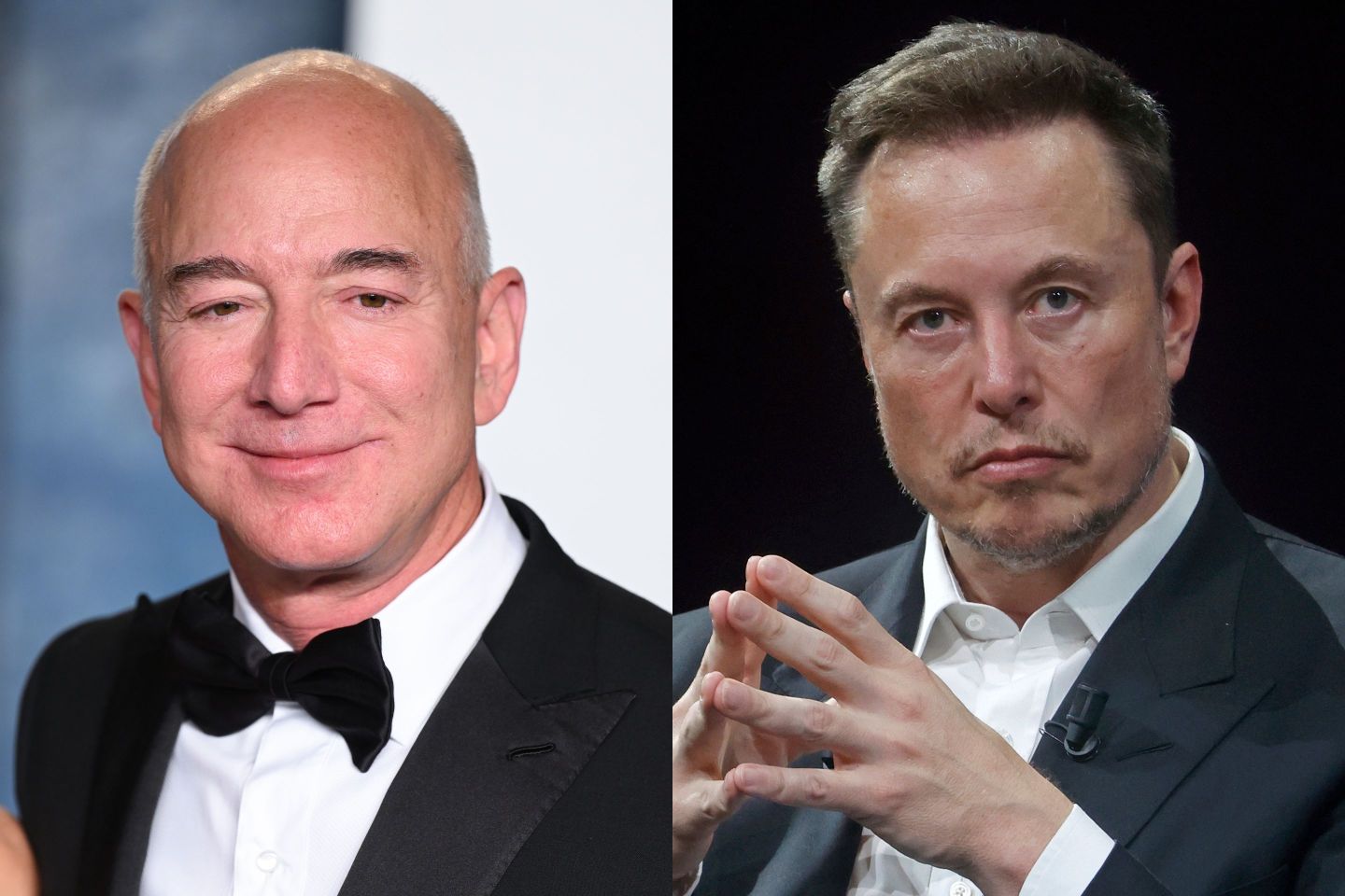 Jeff Bezos and Elon Musk.