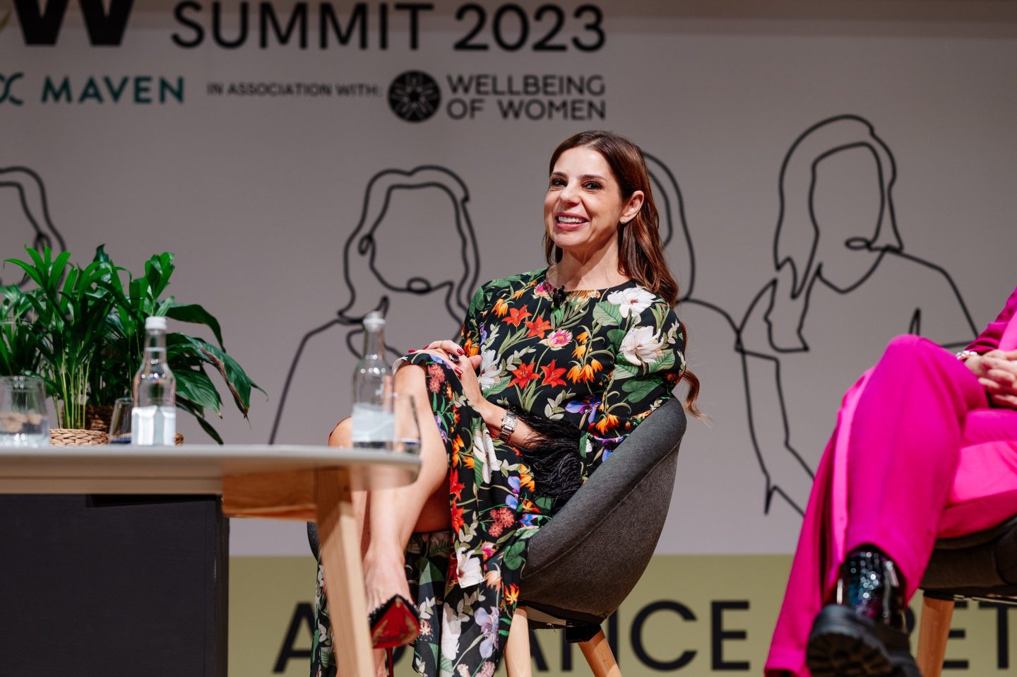 Debbie Wosskow at the Women in Work summit