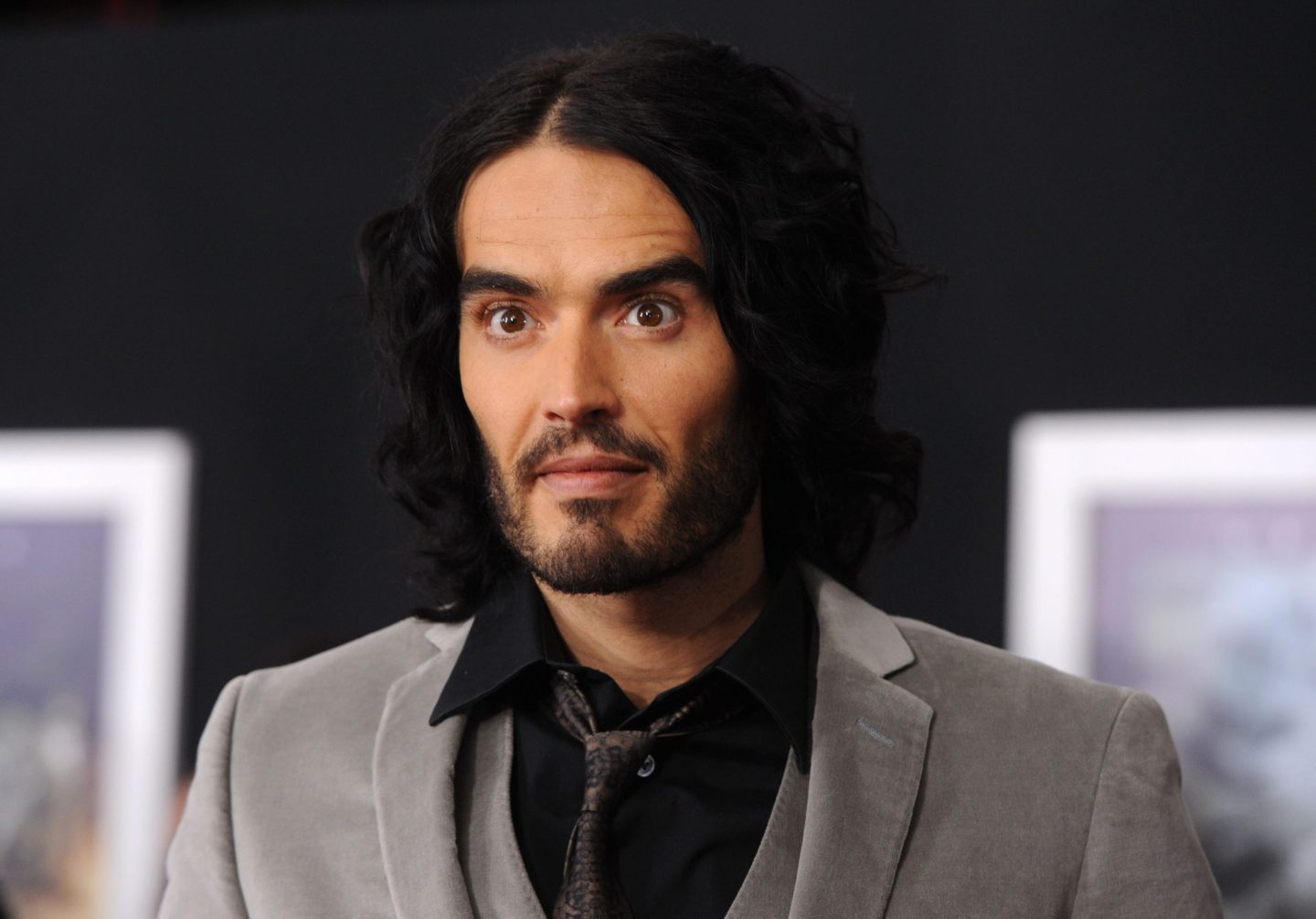 Russell Brand arrives at the premiere of 'The Tempest' at the El Capitan Theatre on December 6, 2010 in Los Angeles, California.