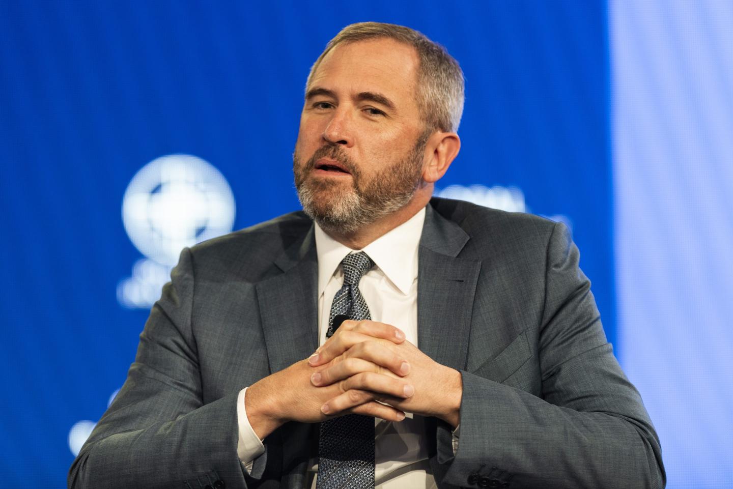 Brad Garlinghouse speaks at a conference.