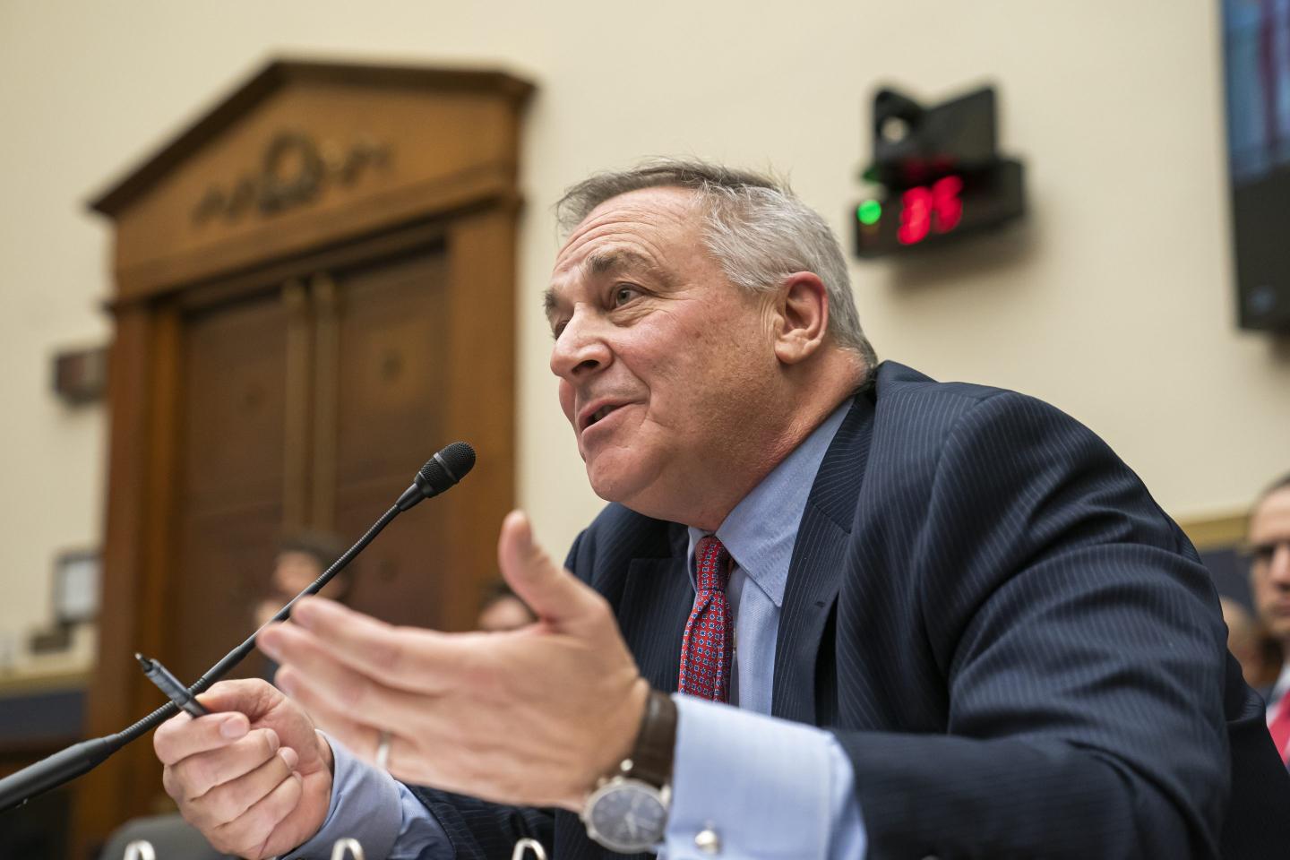 John J. Ray III testifies in Congress.