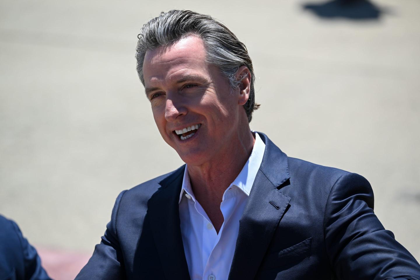 Democratic Gov. Gavin Newsom