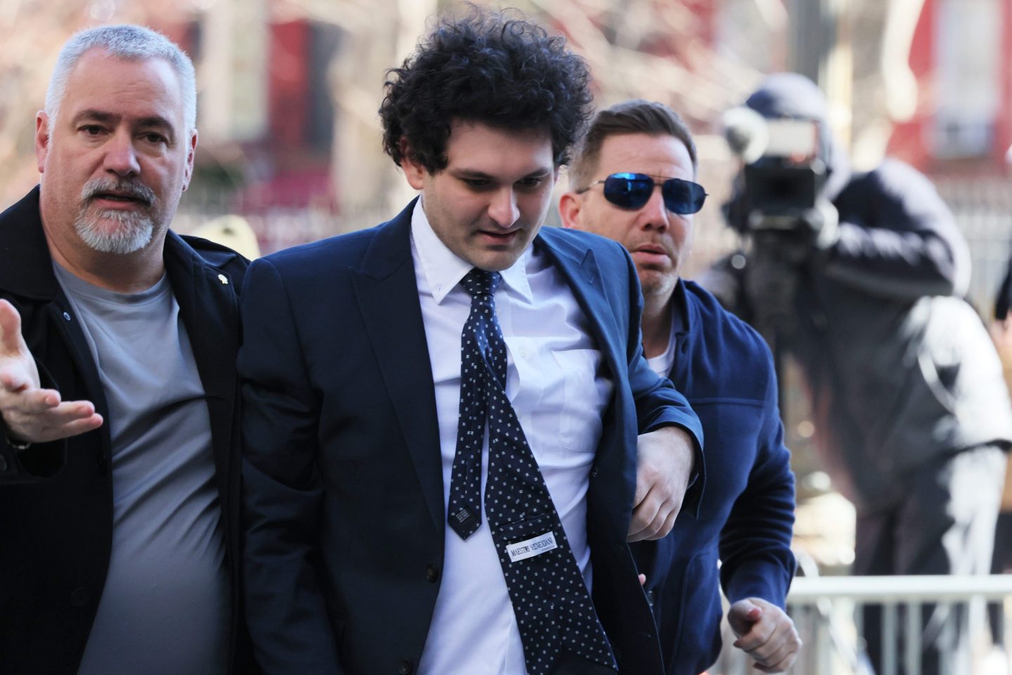 FTX founder Sam Bankman-Fried enters court on March 30.