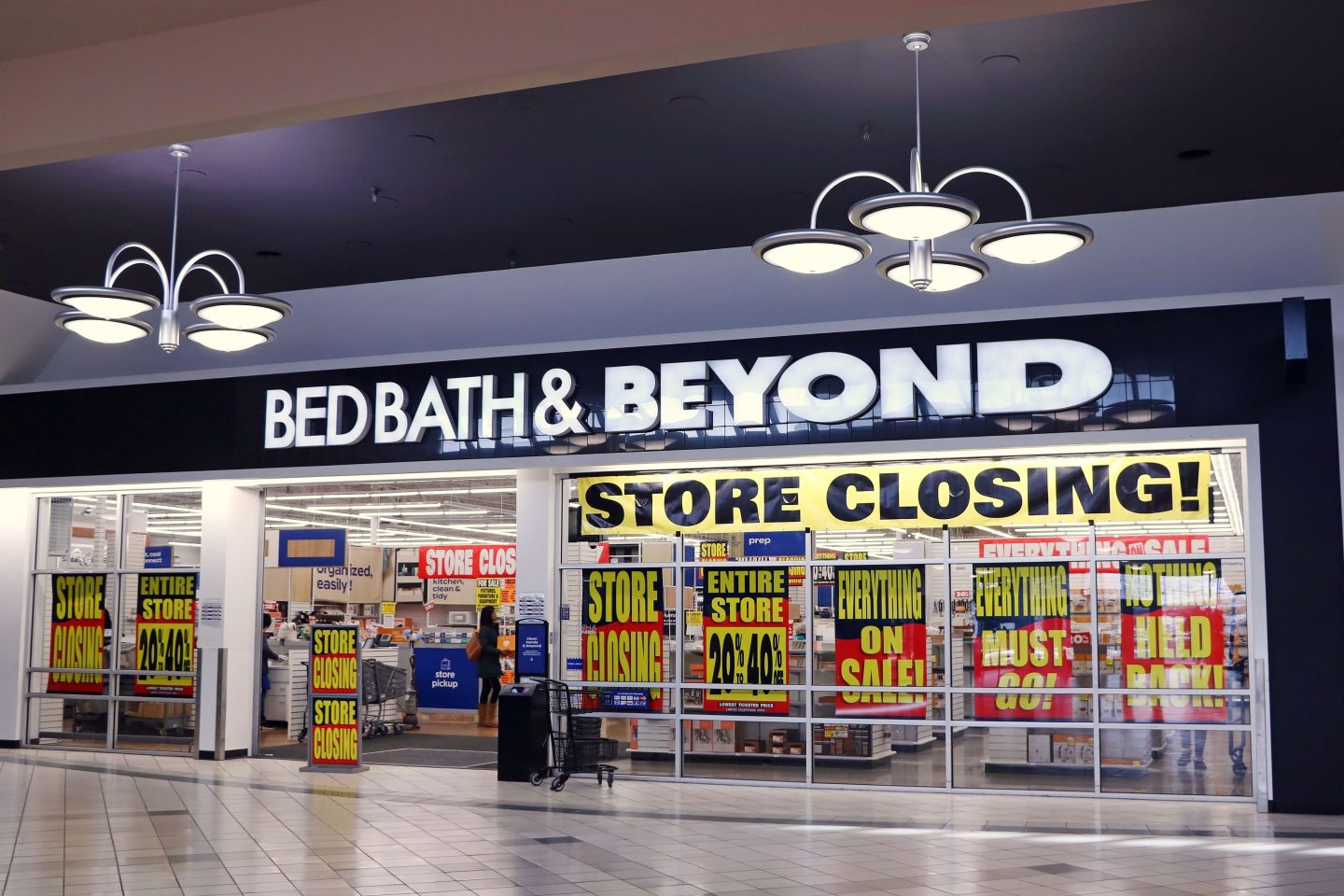 A Bed Bath & Beyond in Idaho just before the store closed.