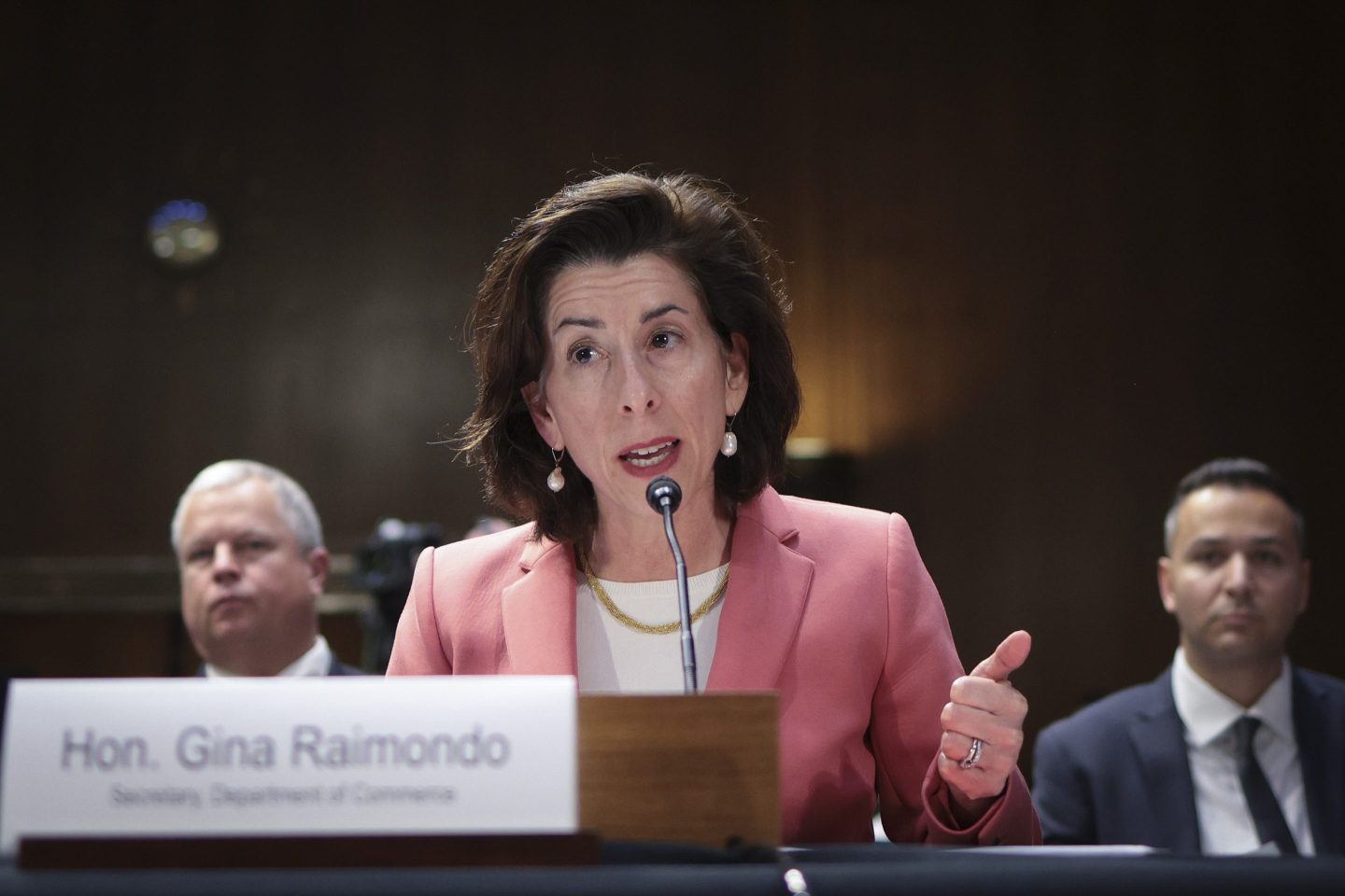 U.S. Secretary of Commerce Gina Raimondo.