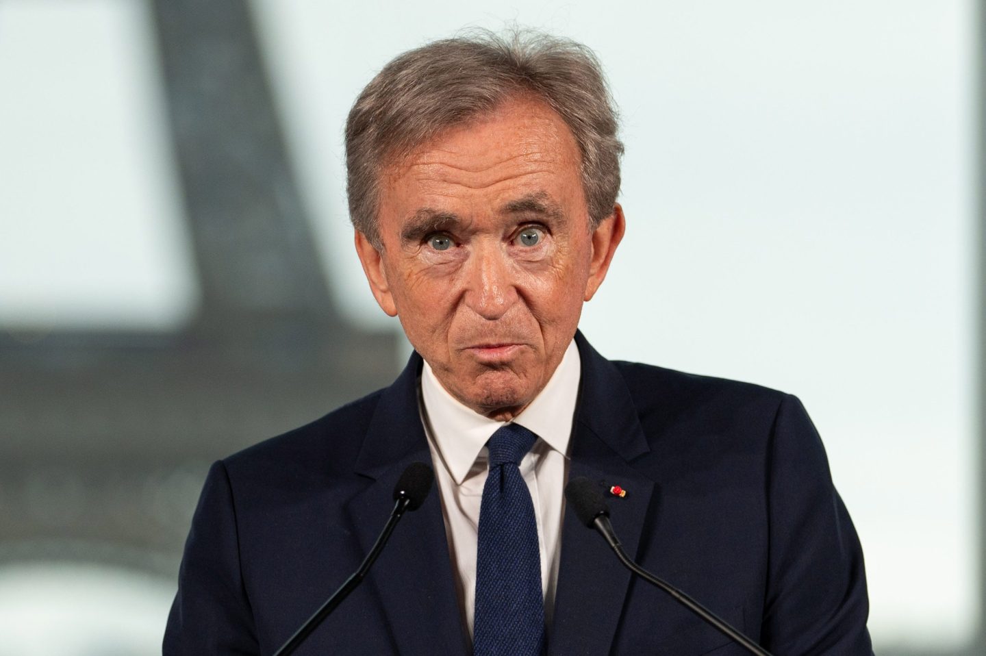LVMH head Bernard Arnault has seen his wealth fall by $42 billion amid a swoon in the luxury sector.