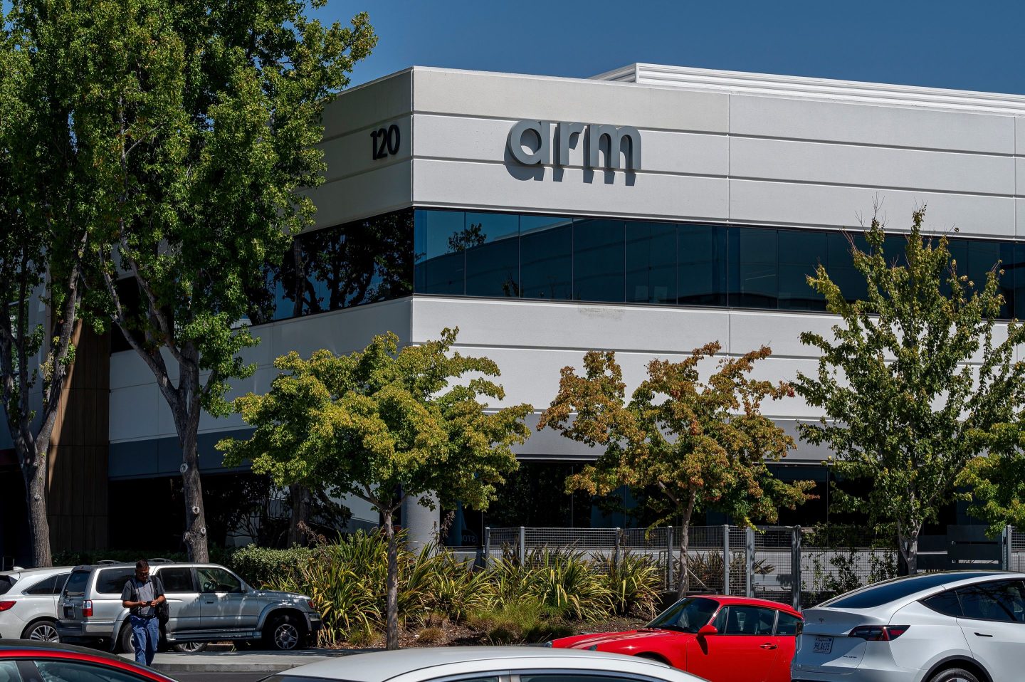 The Arm U.S. headquarters in San Jose, Calif., on Sept. 6, 2023.