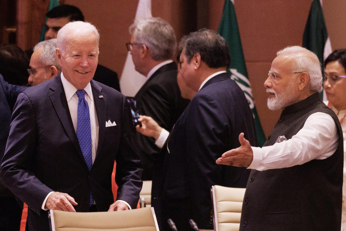 Joe Biden, Narendra Modi