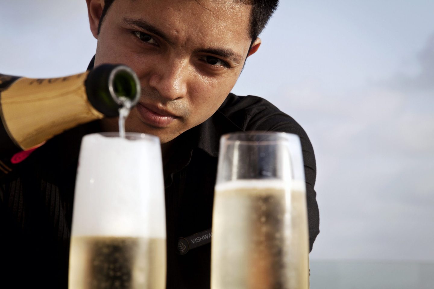 Champagne demand is less bubbly this year. 
