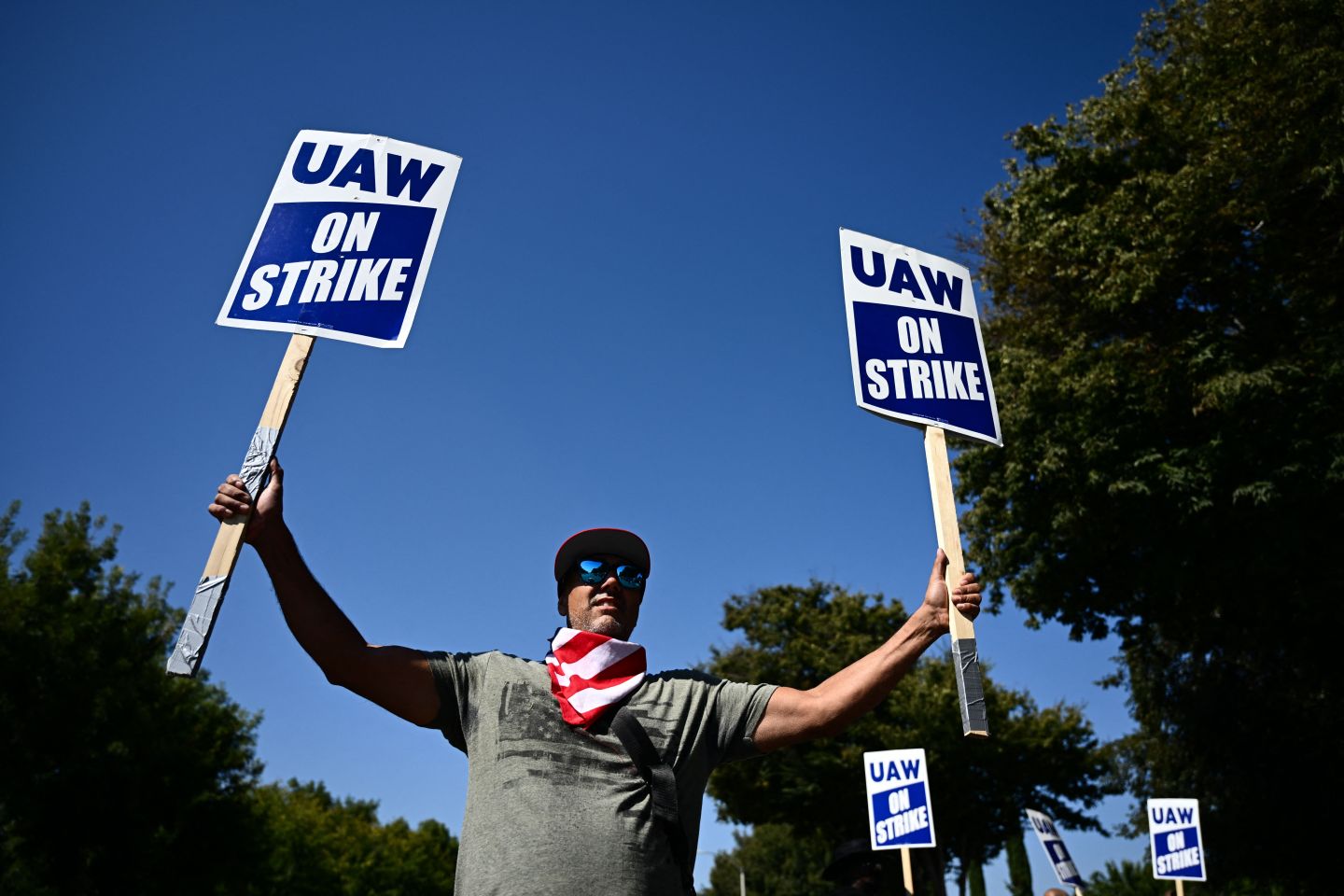 The UAW has gone on strike for 40% higher pay.