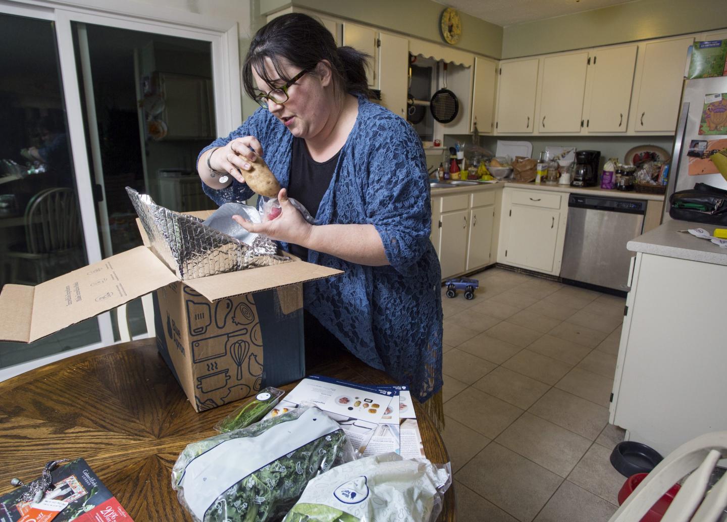 Blue Apron is sold for $103 million. It was once valued at $1.9 billion