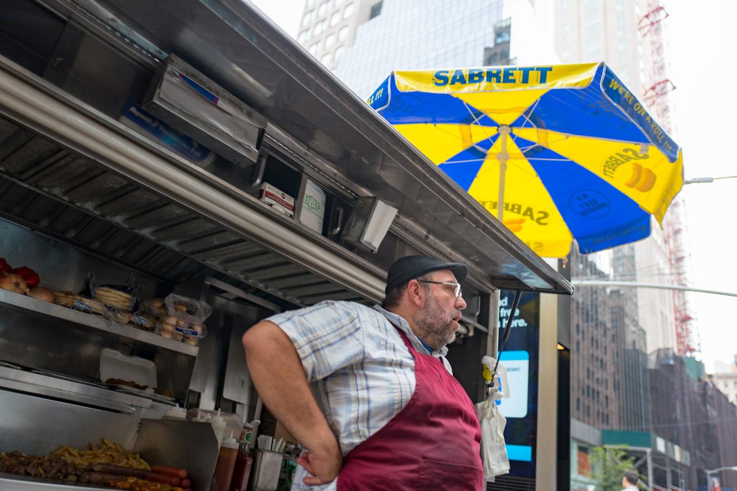 Hot dog vendor
