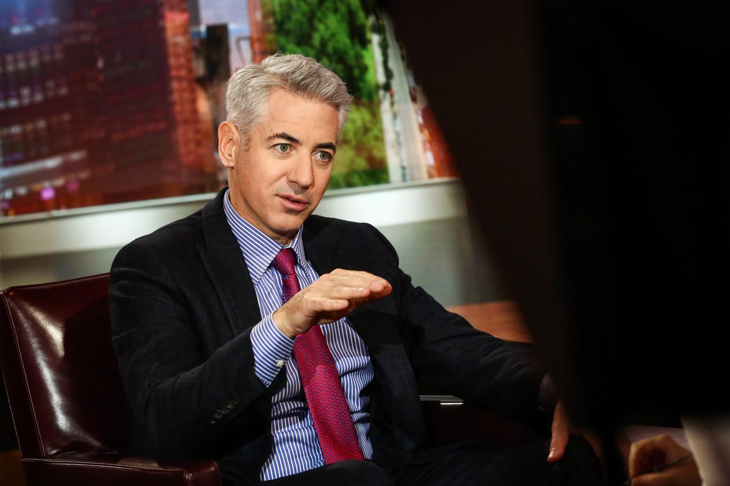 Bill Ackman, chief executive officer of Pershing Square Capital Management LP, speaks during a Bloomberg Television interview in New York, U.S., on Wednesday, Nov. 1, 2017.