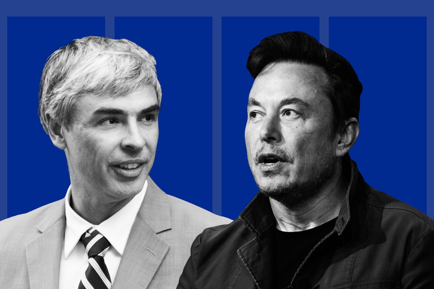 Larry Page and Elon Musk