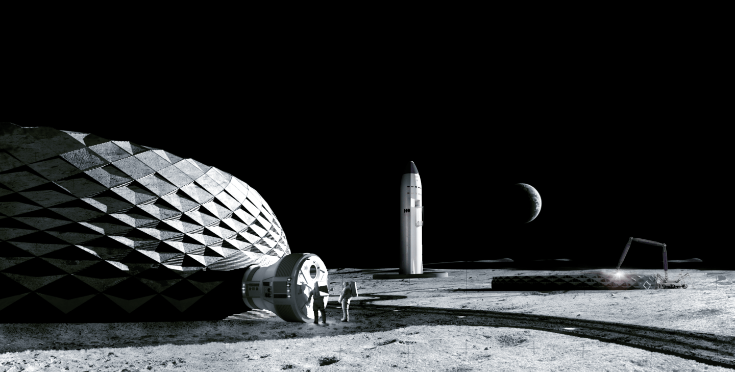 NASA hopes to have houses on the moon by 2040. 
