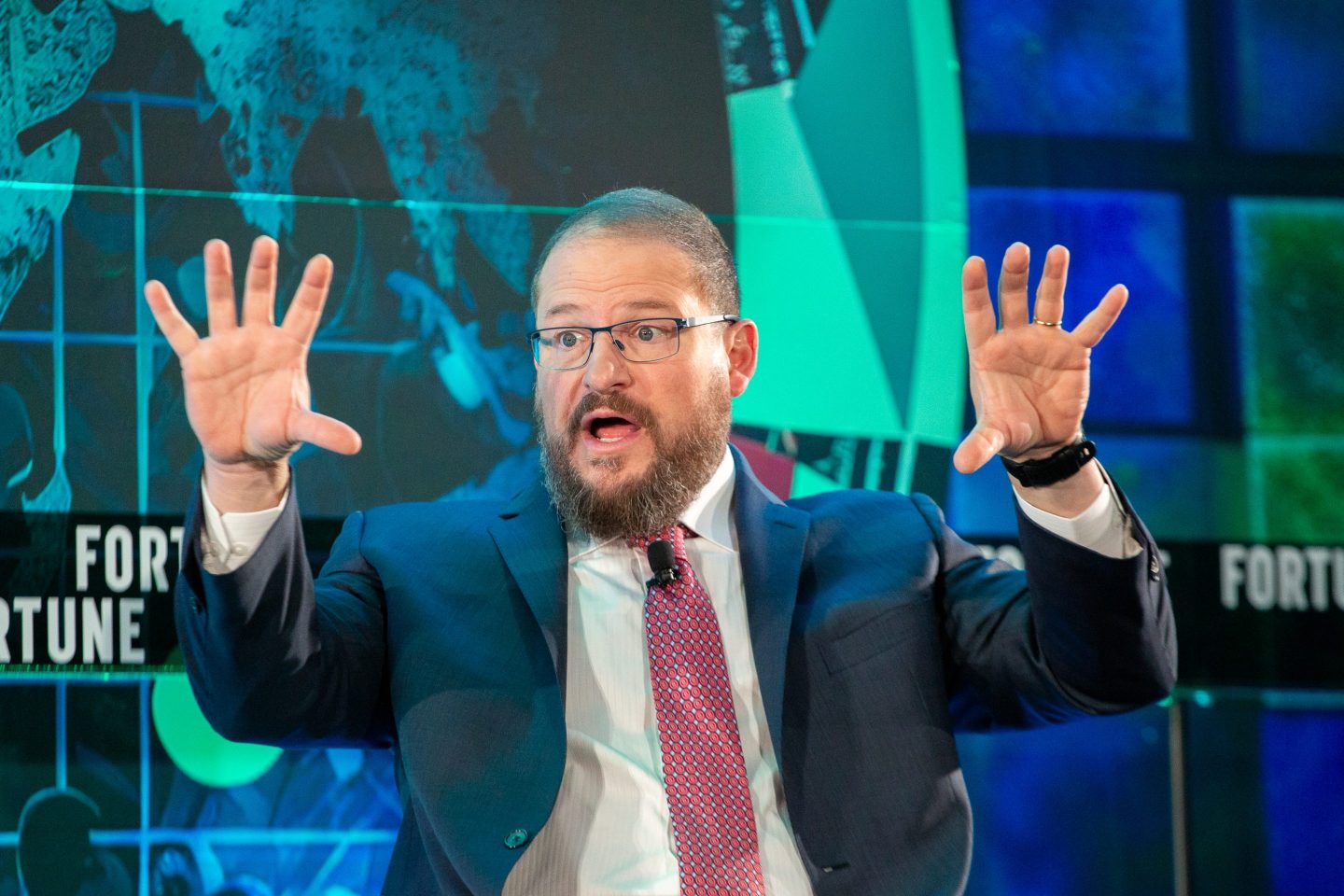 Qualcomm CEO Cristiano Amon was one of many business leaders that spoke at Fortune's CEO Initiative conference on Tuesday.