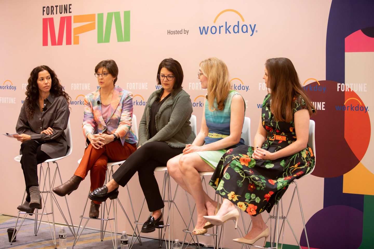 Panel discussion at the Coins2Day Most Powerful Women Summit in Laguna Niguel, Calif.